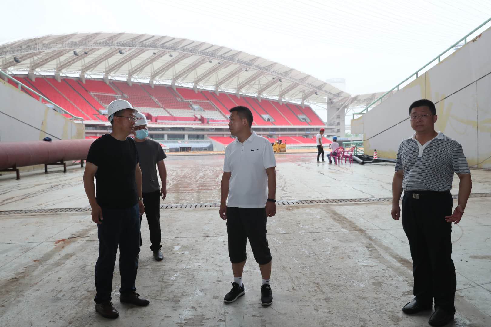 落實安全生產責任，強化暴雨應急措施，確保復工復產工作順利推進(圖1)